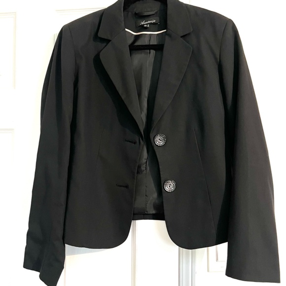 Black lined blazer - Picture 2 of 5